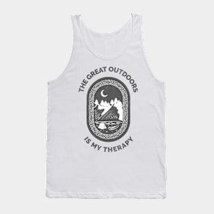 The Great Outdoors Is My Therapy Tank Top